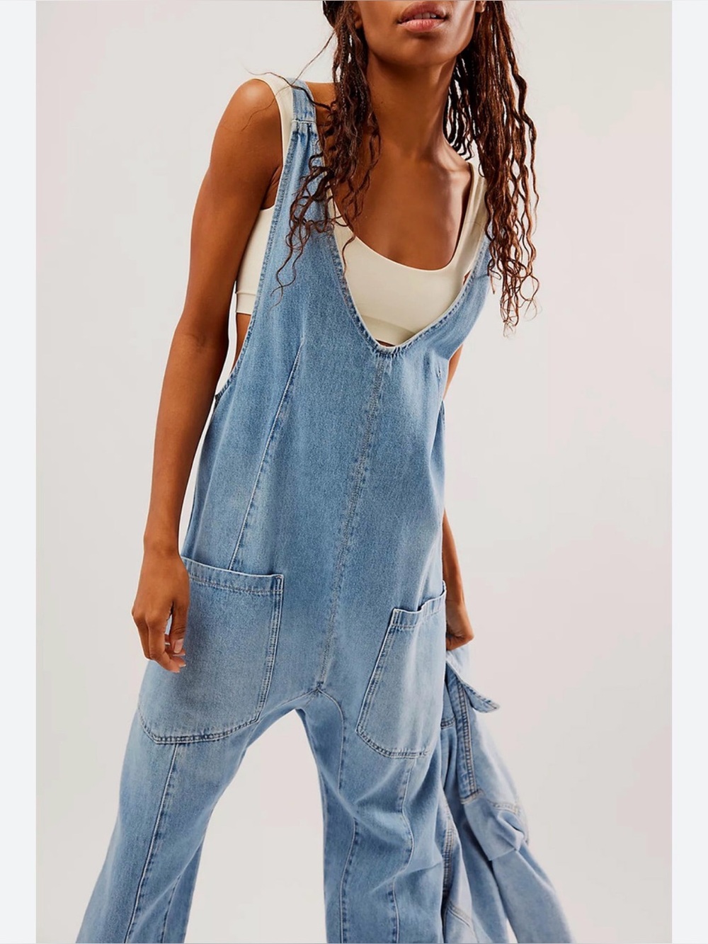 New Free People High Roller Jumpsuit We the Free large